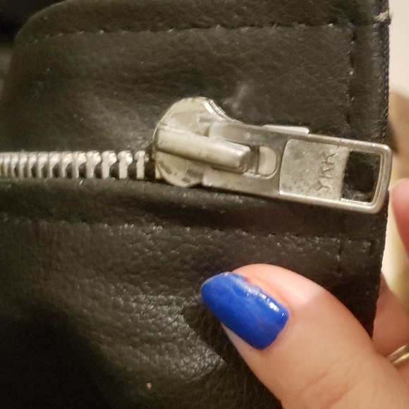 2xl black leather jacket - Picture 10 of 17